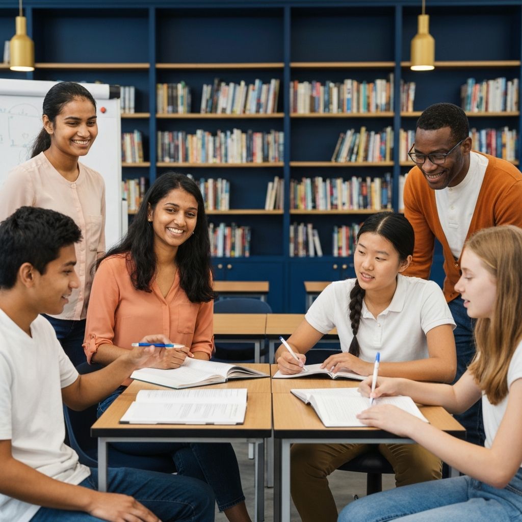 Students learning at Lev Learning Hub Centre